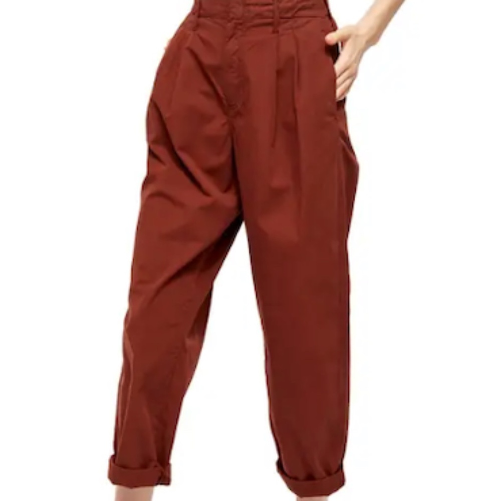 BDG Urban Outfitters Drew Pleated Poplin Trousers
